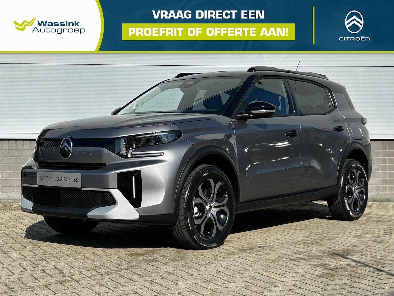 Citroën C3 Aircross - Hybrid 145 pk e-DCS 7 zitter Plus | 3e Zitrij | Climate Control | Apple Carplay/ Android A - AutoWereld.nl