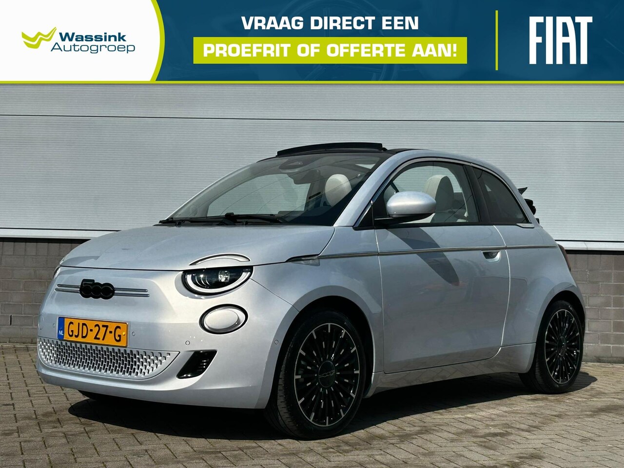 Fiat 500 C - Cabriolet 42 kWh 118 pk Aut La Prima I Apple Carplay/Android Auto | Pack Tech I Pack La Pr - AutoWereld.nl