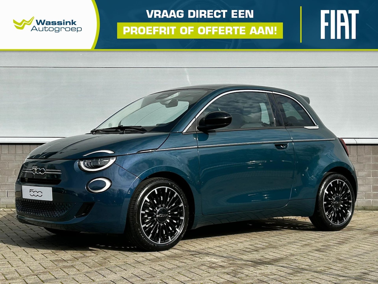 Fiat 500 - 1.0 Hybrid 65pk La Prima | Apple Carplay/ Andriod Auto | Panoramadak | Parkeersensoren | C - AutoWereld.nl