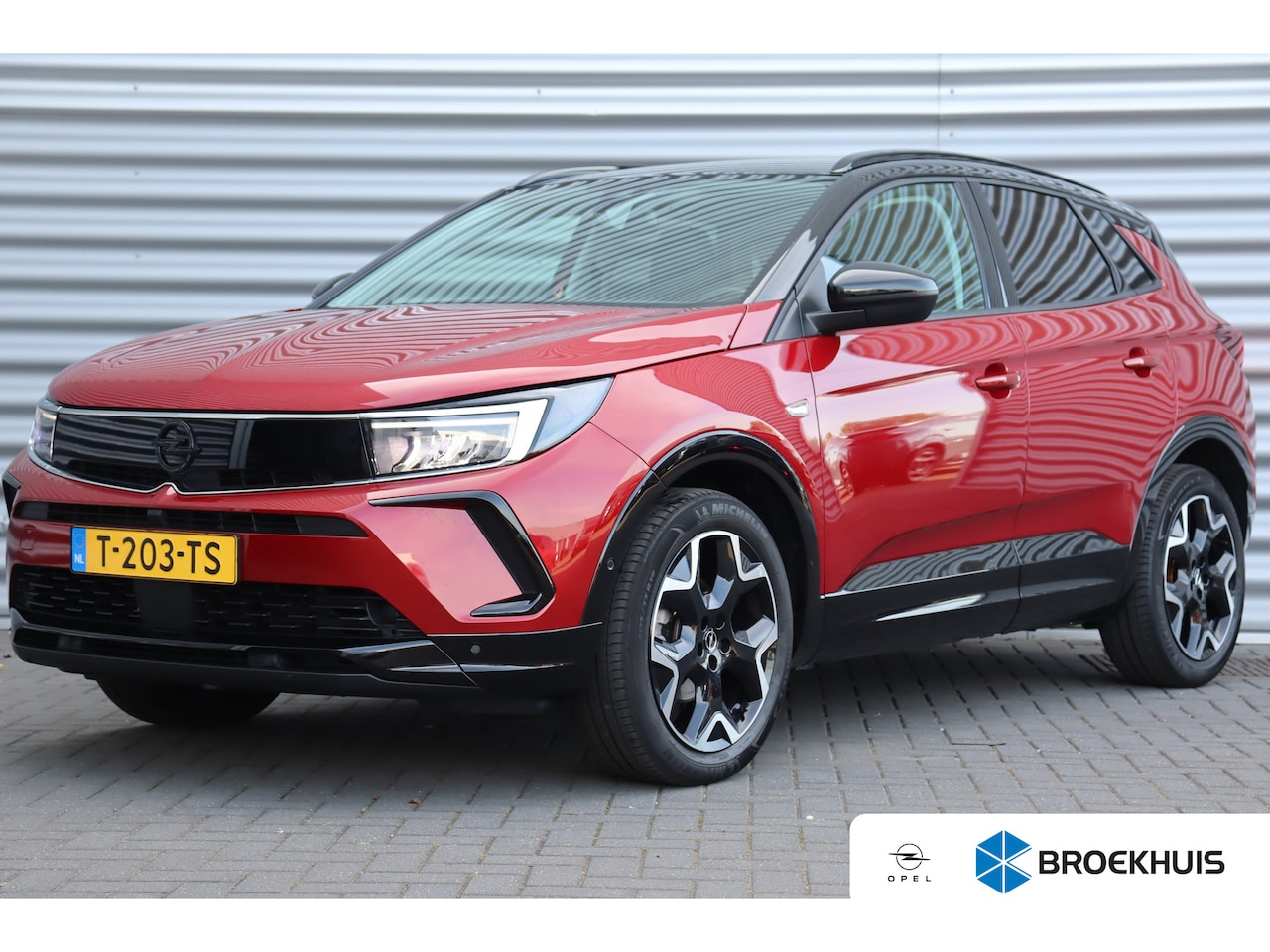 Opel Grandland - 1.2 TURBO 130PK LEVEL 4 ULTIMATE AUTOMAAT / NAVI / LEDER / CLIMA / LED / PDC / AGR / 19" L - AutoWereld.nl