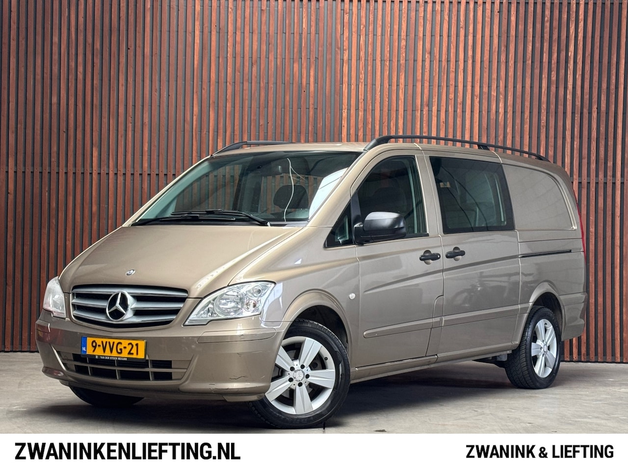 Mercedes-Benz Vito - 113 CDI 320 Aut. Lang Dubbele Cabine Luxe Airco-Cruise-Lm Velgen-NAP - AutoWereld.nl