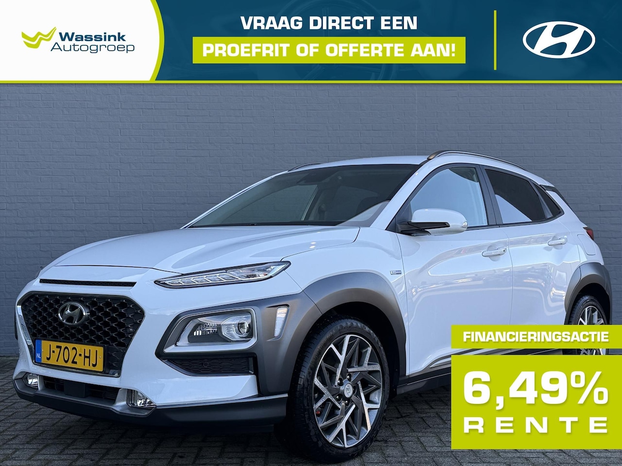 Hyundai Kona - GDI 141pk HEV 2WD Aut. Premium | Navigatie | Adaptive Cruise Control | Stoelventilatie | S - AutoWereld.nl