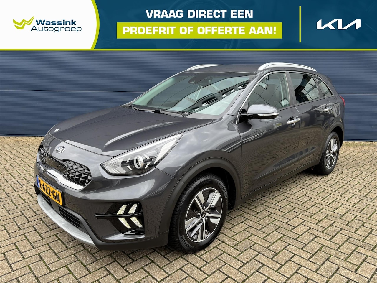 Kia Niro - 1.6 GDi Hybrid 141pk DCT6 DynamicLine | Navigatie | Parkeercamera | Climate control | Crui - AutoWereld.nl