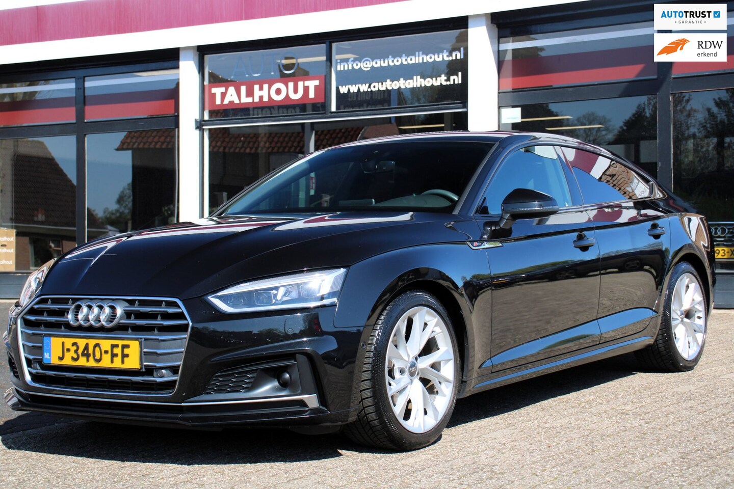 Audi A5 Sportback - 40 TFSI Design Pro Line | VIRTUEEL, MATRIX, ACC, TREKHAAK, STOELKOELING, APPLE CARPLAY - AutoWereld.nl