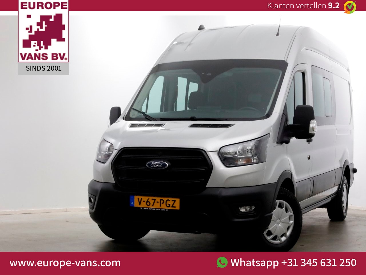 Ford Transit - 330 2.0 TDCI 130pk L3H3 D.C. Trend ACC/Airco/Navi/Camera 05-2024 - AutoWereld.nl