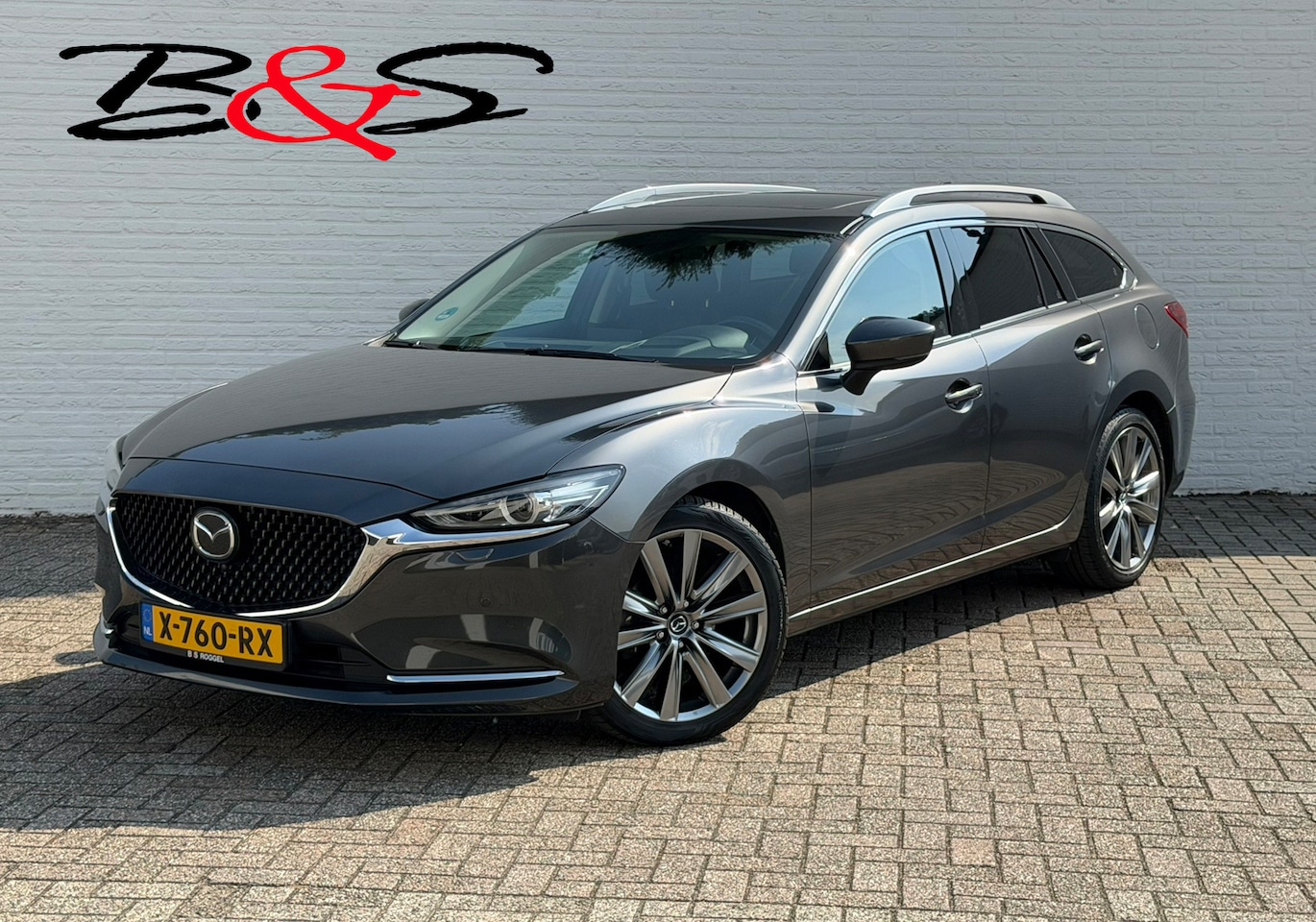 Mazda 6 Sportbreak - 2.5 SkyActiv-G Automaat Stoelverwarming/Ventilatie Clima Cruise Sunroof Head-up leder Memo - AutoWereld.nl