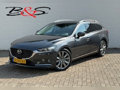Mazda 6 Sportbreak - 2.5 SkyActiv-G Automaat Stoelverwarming/Ventilatie Clima Cruise Sunroof Head-up leder Memo