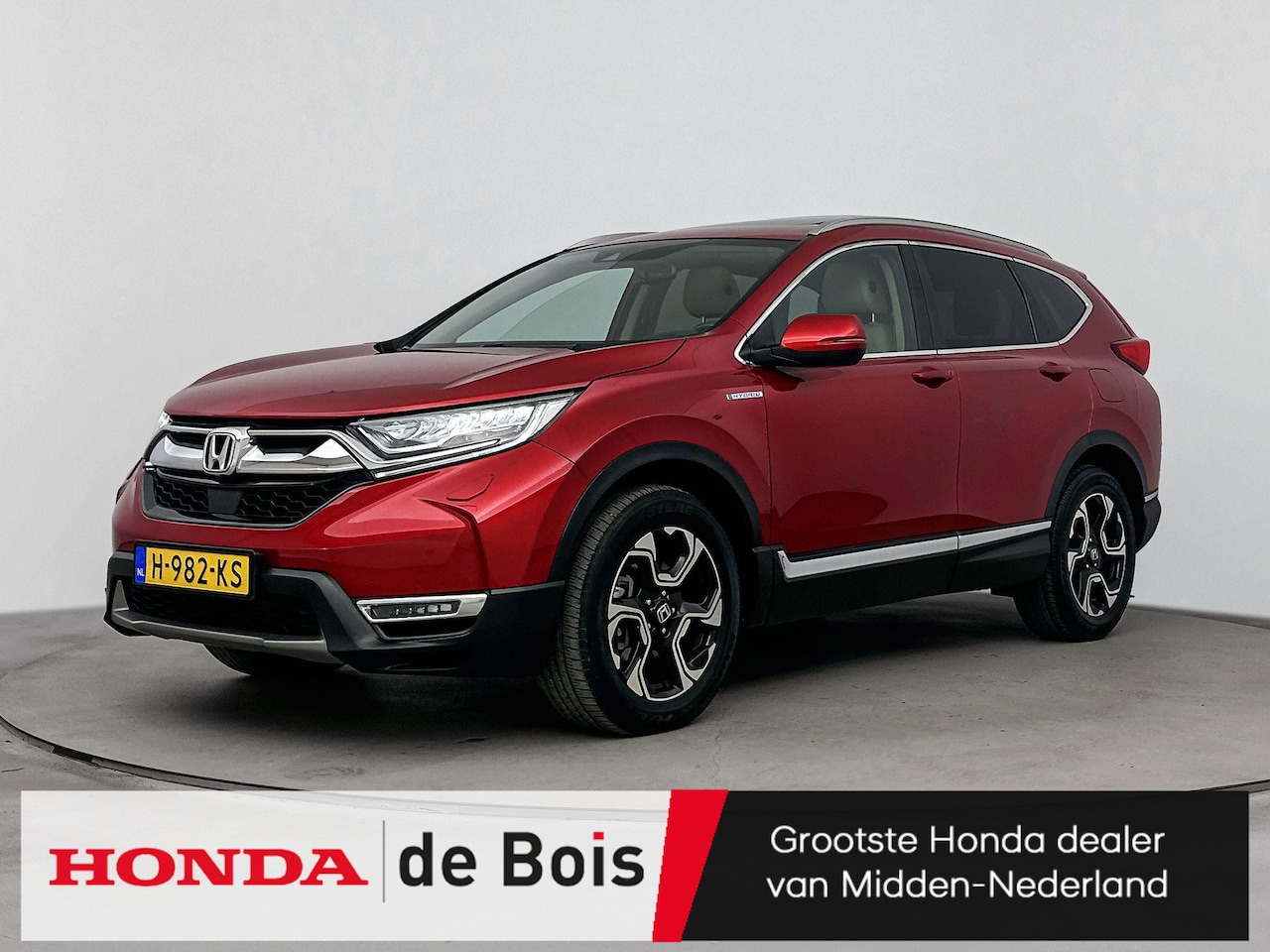 Honda CR-V - 2.0 Hybrid AWD Executive Aut. | Ivory leder | Panoramisch dak | Navigatie | Elektrische ko - AutoWereld.nl