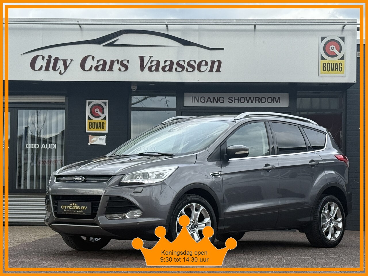 Ford Kuga - 1.6 Titanium 150 pk org nl auto nap logisch climate ctr cruise ctr half leder pdc v/a afn - AutoWereld.nl