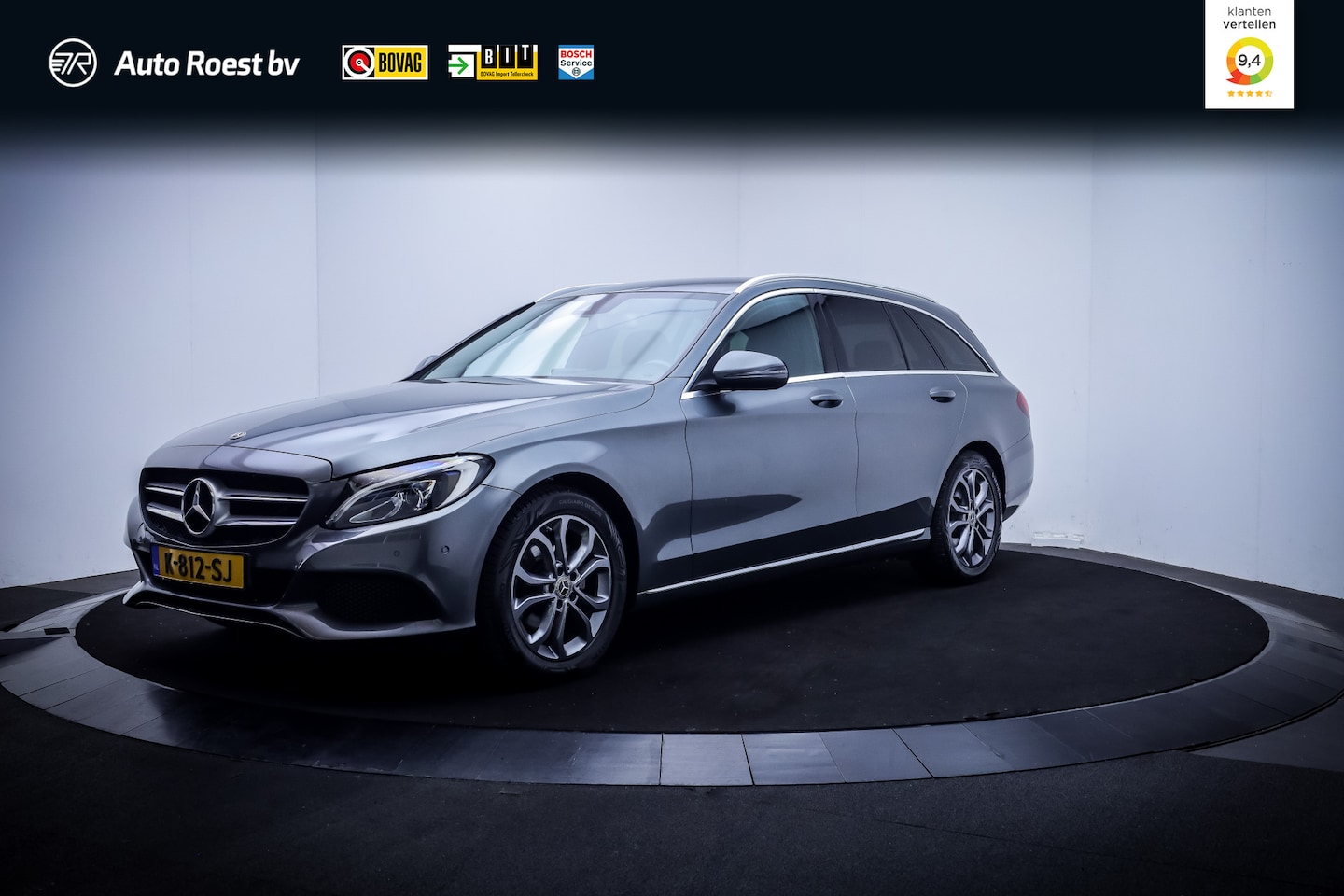 Mercedes-Benz C-klasse Estate - 180 9G-Tr. Upgrade Edition ½LEER | PDC V+A | CLIMA | STOELVERW. | LED | TREKH. AFN. | NAVI - AutoWereld.nl