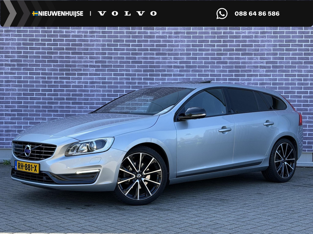 Volvo V60 - 2.0 T4 Polar+ Dynamic | Adaptieve cruise control | Trekhaak | Stoel/stuur verwarming | Kan - AutoWereld.nl