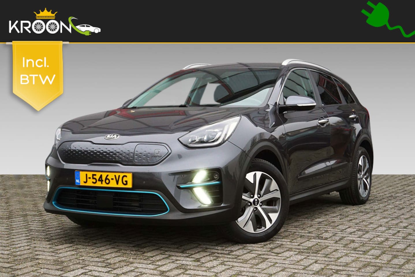 Kia e-Niro - ExecutiveLine 64kWh 3-Fase SOH 96% Warmtepomp - AutoWereld.nl