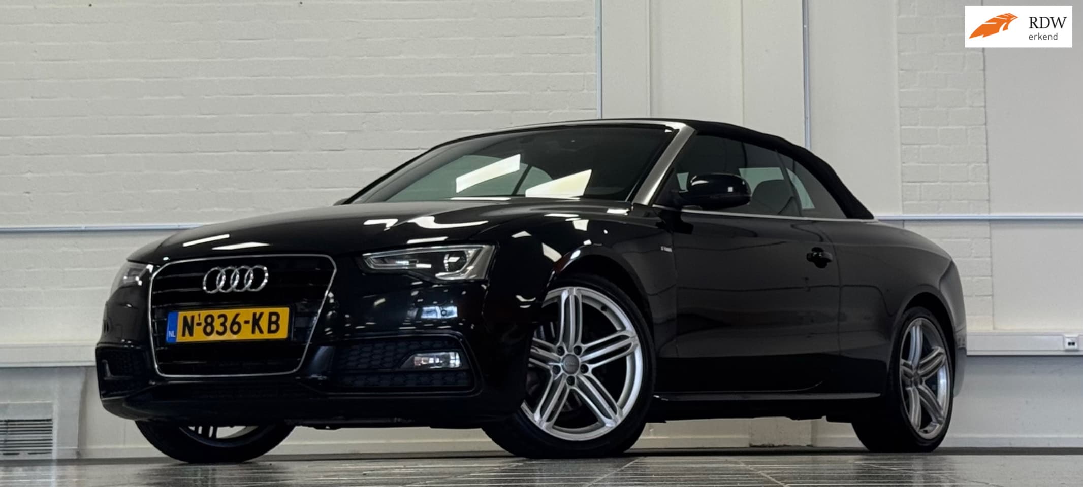 Audi A5 Cabriolet - 1.8 TFSI Pro Line S Leer Led 19" LM velgen Xenon Mooi! - AutoWereld.nl