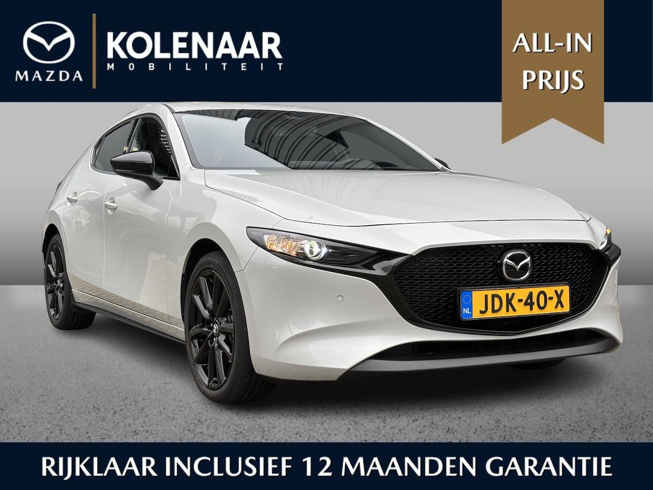 Mazda 3 - 2.5 e-SkyActiv-G M Hybrid 140 Homura /Demonstratieauto/ACC/CAM/Verwarmde voorstoelen/Achte - AutoWereld.nl