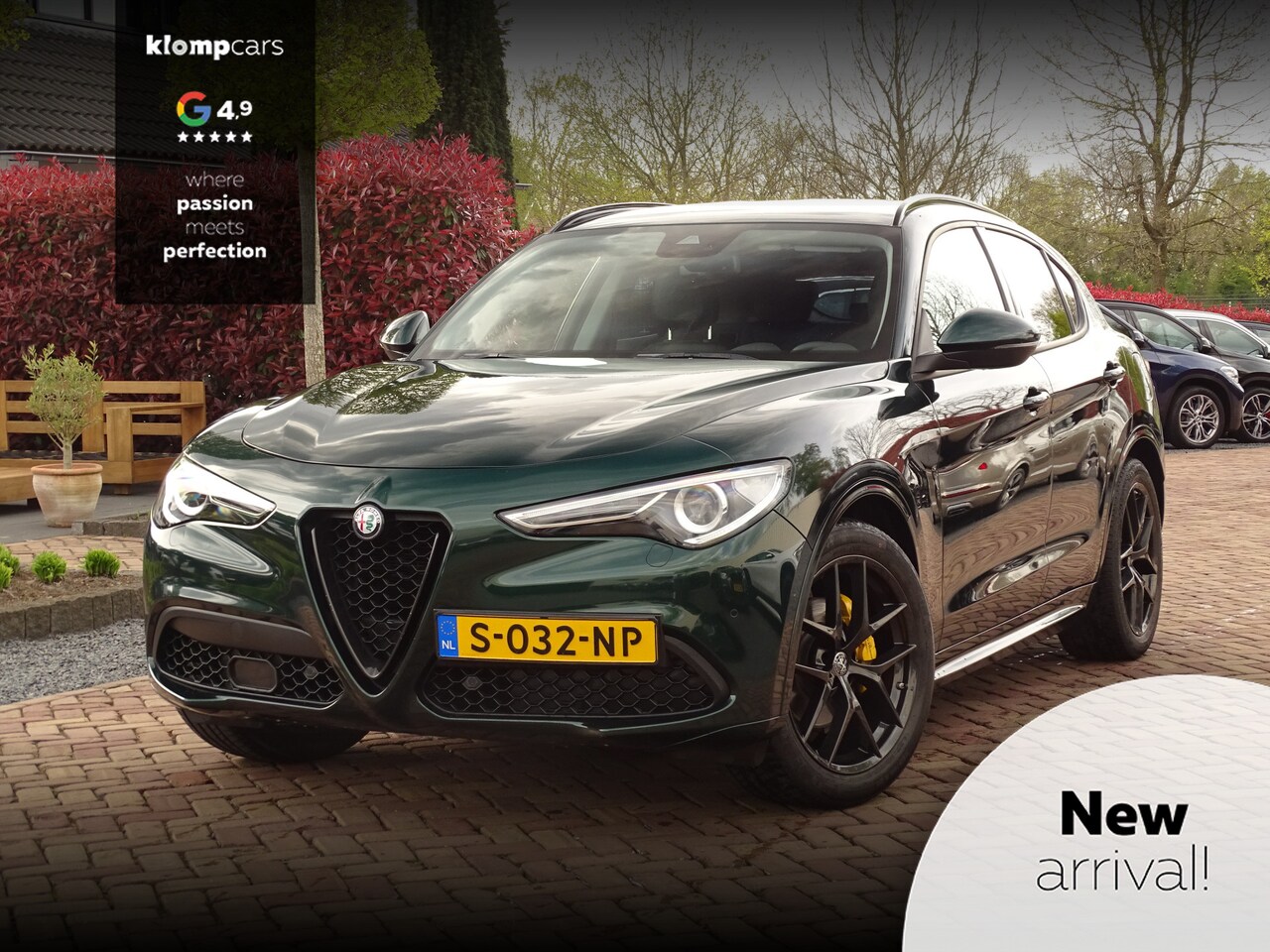 Alfa Romeo Stelvio - 2.2d Customized Verde Visconti | Carplay | 20 inch | Leer | ETC. - AutoWereld.nl