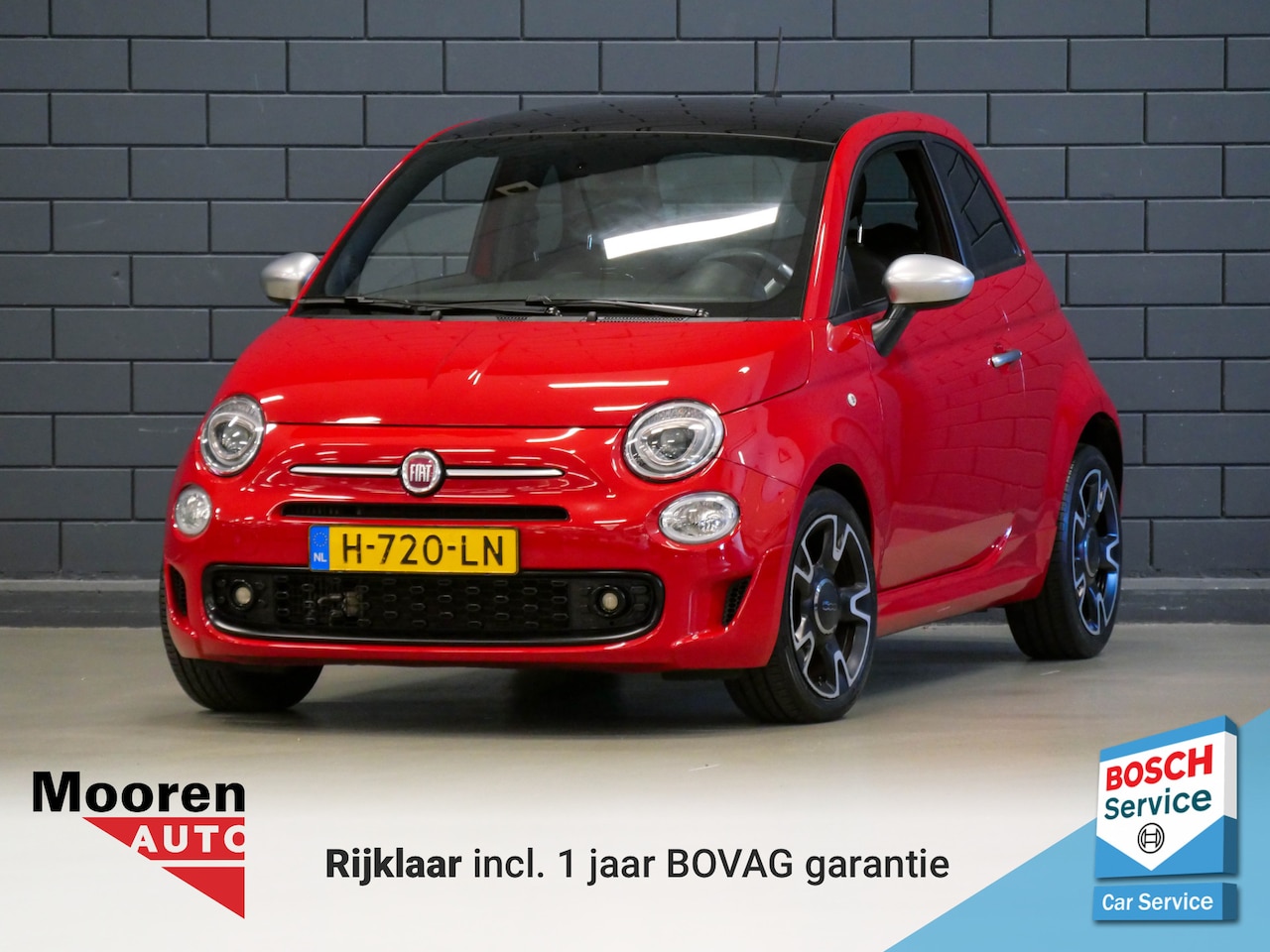 Fiat 500 - 0.9 TwinAir Turbo Rockstar | PANODAK | LEDER | NAVIGATIE | - AutoWereld.nl