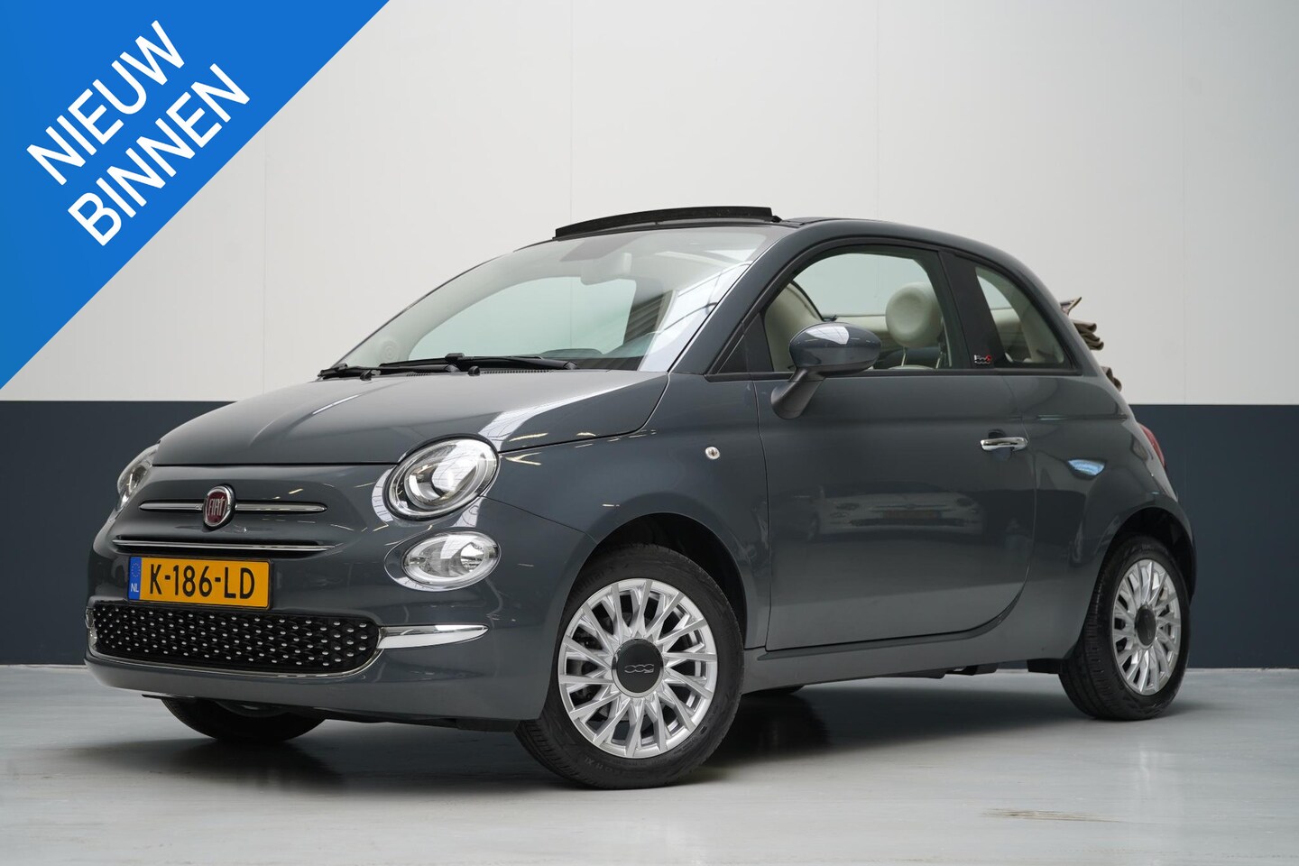 Fiat 500 C - 1.0 Hybrid Lounge | Apple Carplay | Airconditioning | Cruise control | Parkeersensoren - AutoWereld.nl