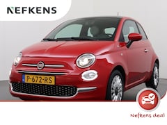 Fiat 500 - 1.0 Hybrid Dolcevita | 1ste eigenaar | 2tone LEER/Stof | Glazen dak | Airco | AppleCarPlay