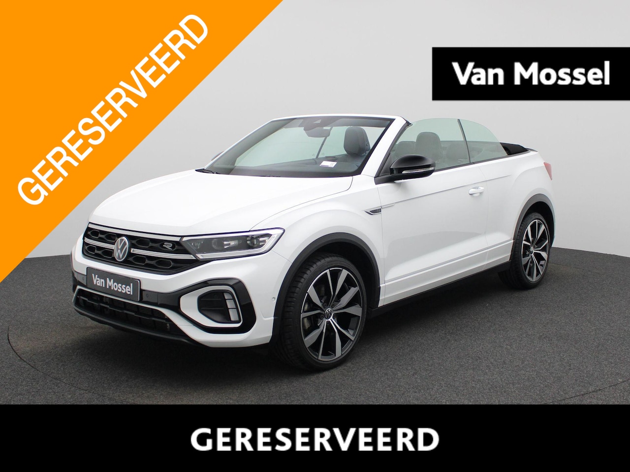 Volkswagen T-Roc Cabrio - 1.5 TSI R-Line 150 PK| Trekhaak | Leder Interieur | Navigatie Pro | Stoelverwarming | Stuu - AutoWereld.nl