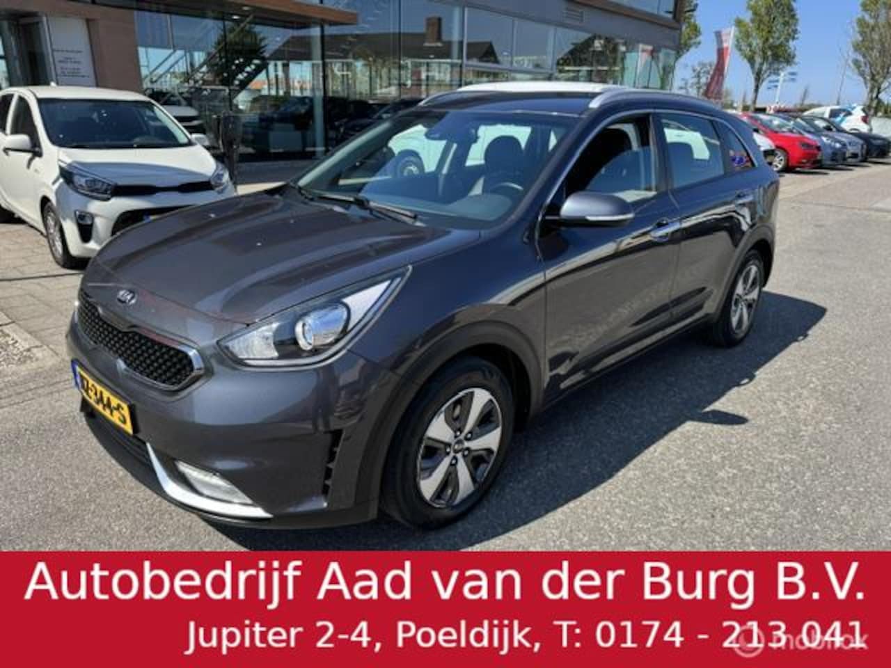 Kia Niro - 1.6 GDi Hybrid DynamicLine Navigatie , Achteruit rij camera , Cruise controle , Climate co - AutoWereld.nl