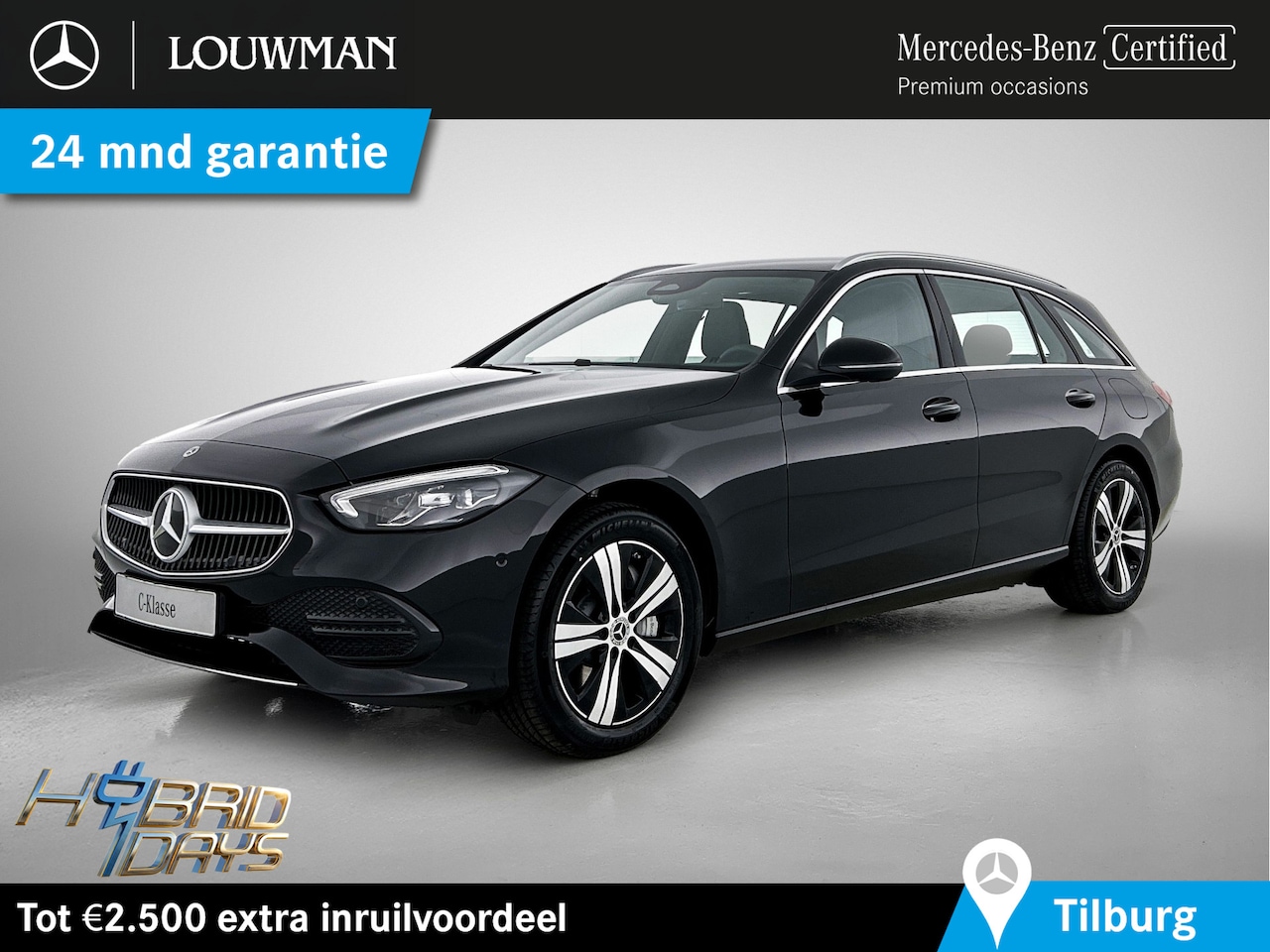Mercedes-Benz C-klasse Estate - 300 e Business Solution | Trekhaak | Smartphone Integratie | Antidiefstalpakket GUARD 360° - AutoWereld.nl