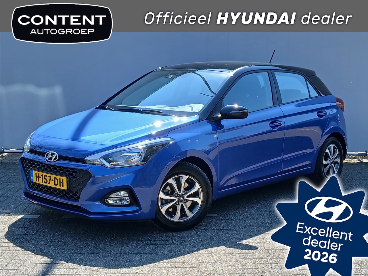 Hyundai i20 - 1.0 T-GDI Blue 100PK Comfort | Cruise | Navi | Clima | Trekhaak - AutoWereld.nl