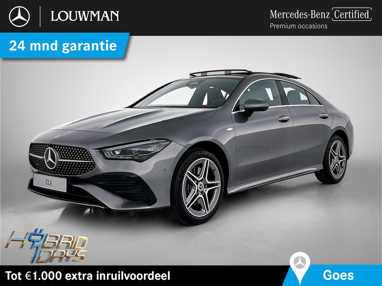 Mercedes-Benz CLA-Klasse - 250 e Business Solution AMG | Smartphone integratie | Panoramaschuifdak | Stoelverwarming - AutoWereld.nl