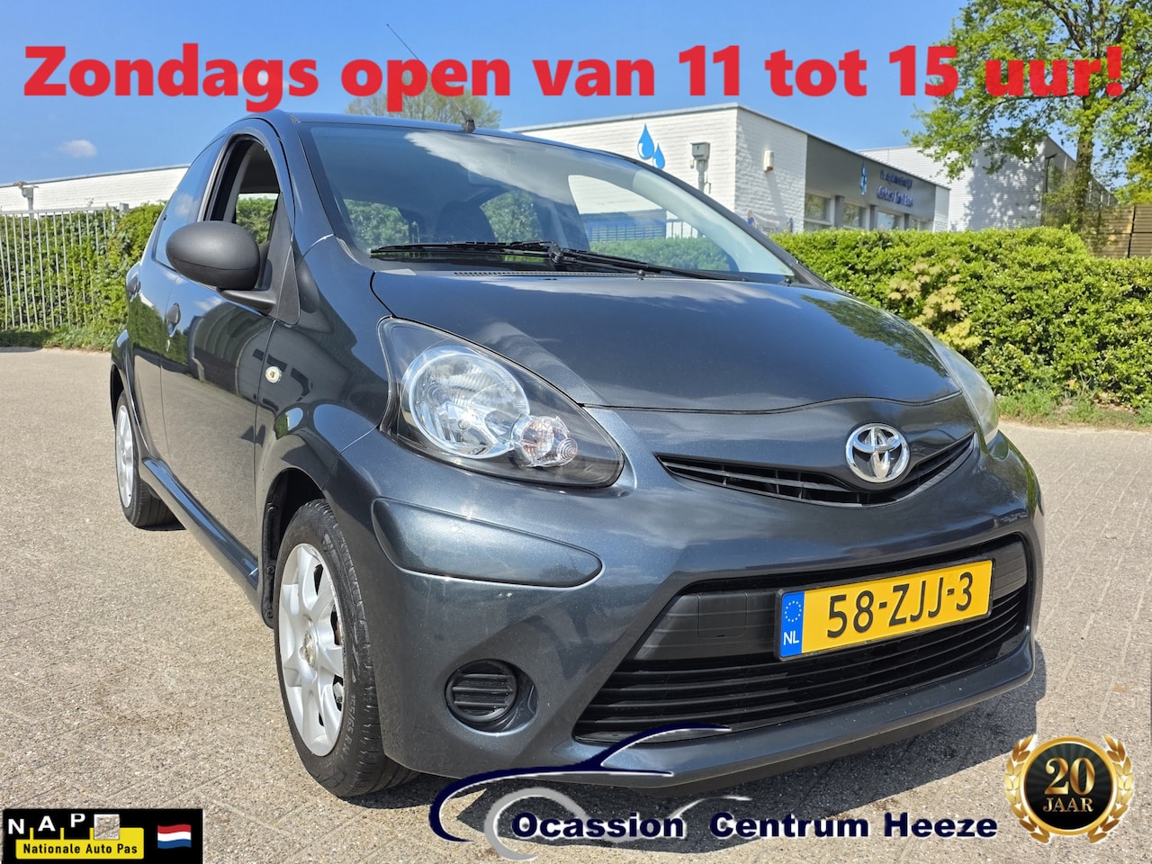 Toyota Aygo - 1.0 VVT-i 5drs, NAP! Airco! Lm Velgen! Apk 12-2026! Zondag OPEN! - AutoWereld.nl