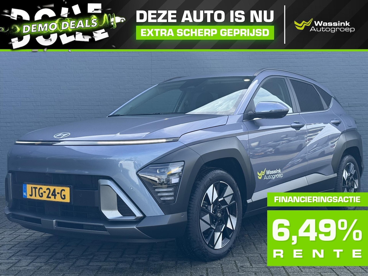 Hyundai Kona - 1.6 GDI HEV 138pk DCT Premium | DEMO | Navigatie | Stoelventilatie | Stoel & Stuurverwarmi - AutoWereld.nl