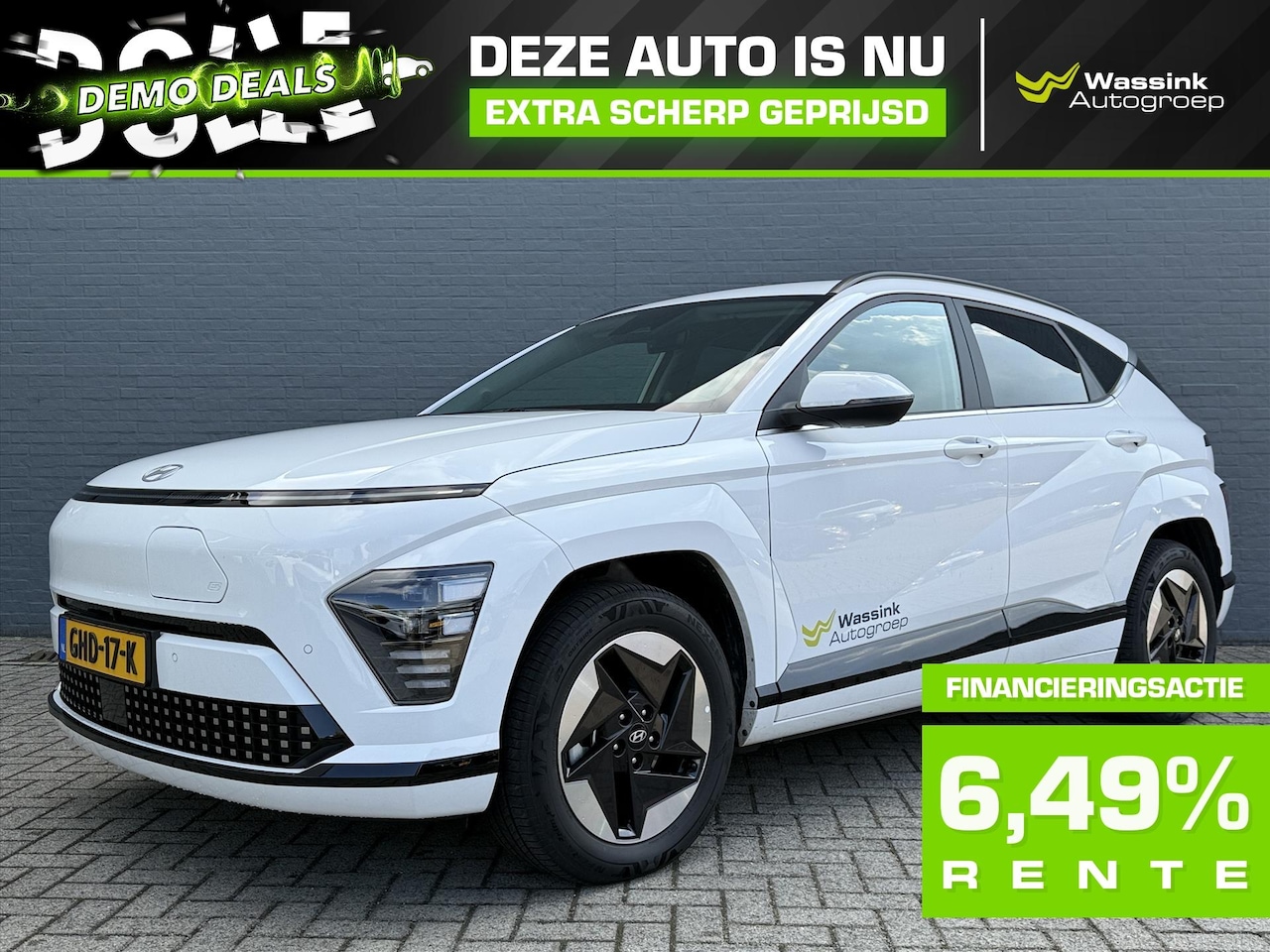 Hyundai Kona - New DEMO DEAL | 65,4 kWh 217pk Comfort Smart | Navigatie | Stoel & Stuurverwarming | Adapt - AutoWereld.nl