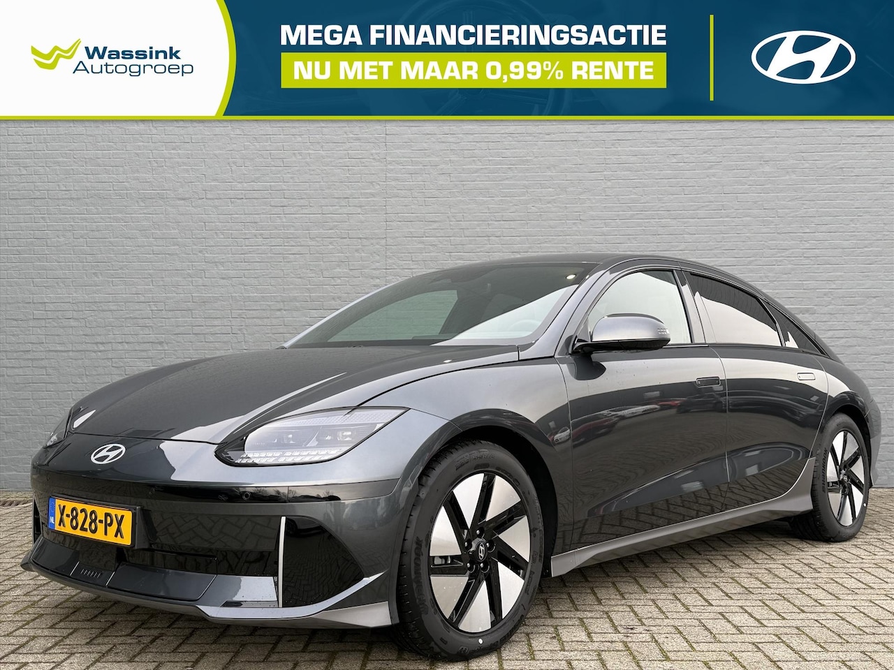 Hyundai IONIQ 6 - 77,4 kWh 229pk RWD Connect | Stoel & Stuurverwarming | Adaptive Cruise Control | Climate C - AutoWereld.nl