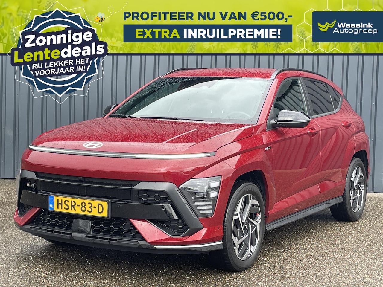 Hyundai Kona - New 1.6 GDI HEV 141pk DCT N-Line | LENTEDEALS |Stoelverwarming Voor + Achter | Bose | Came - AutoWereld.nl