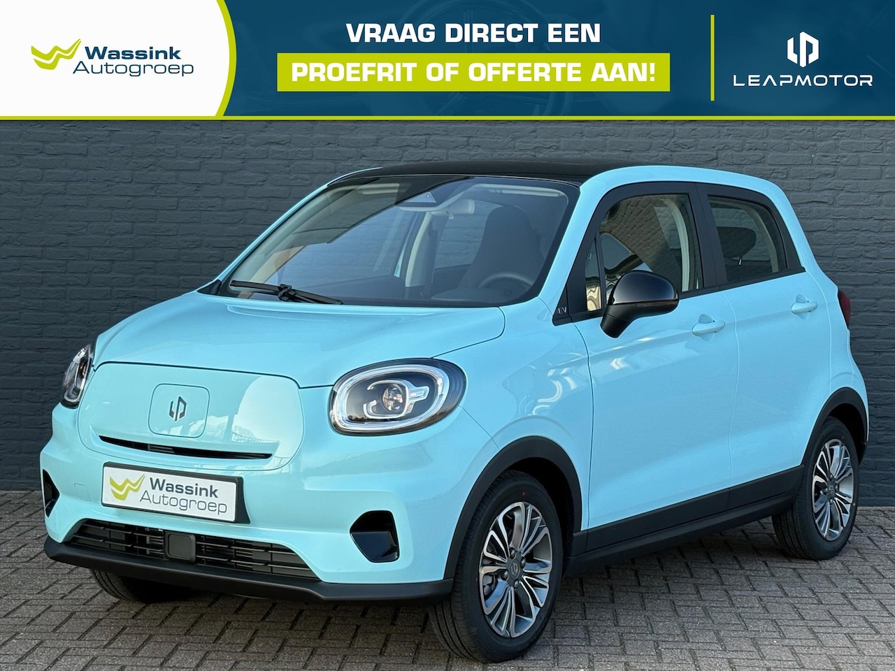 Leapmotor T03 - EV 37,3 kWh 95pk | Adaptive Cruise Control | Panoramadak | 265km Range WLTP | Camera & Sen - AutoWereld.nl