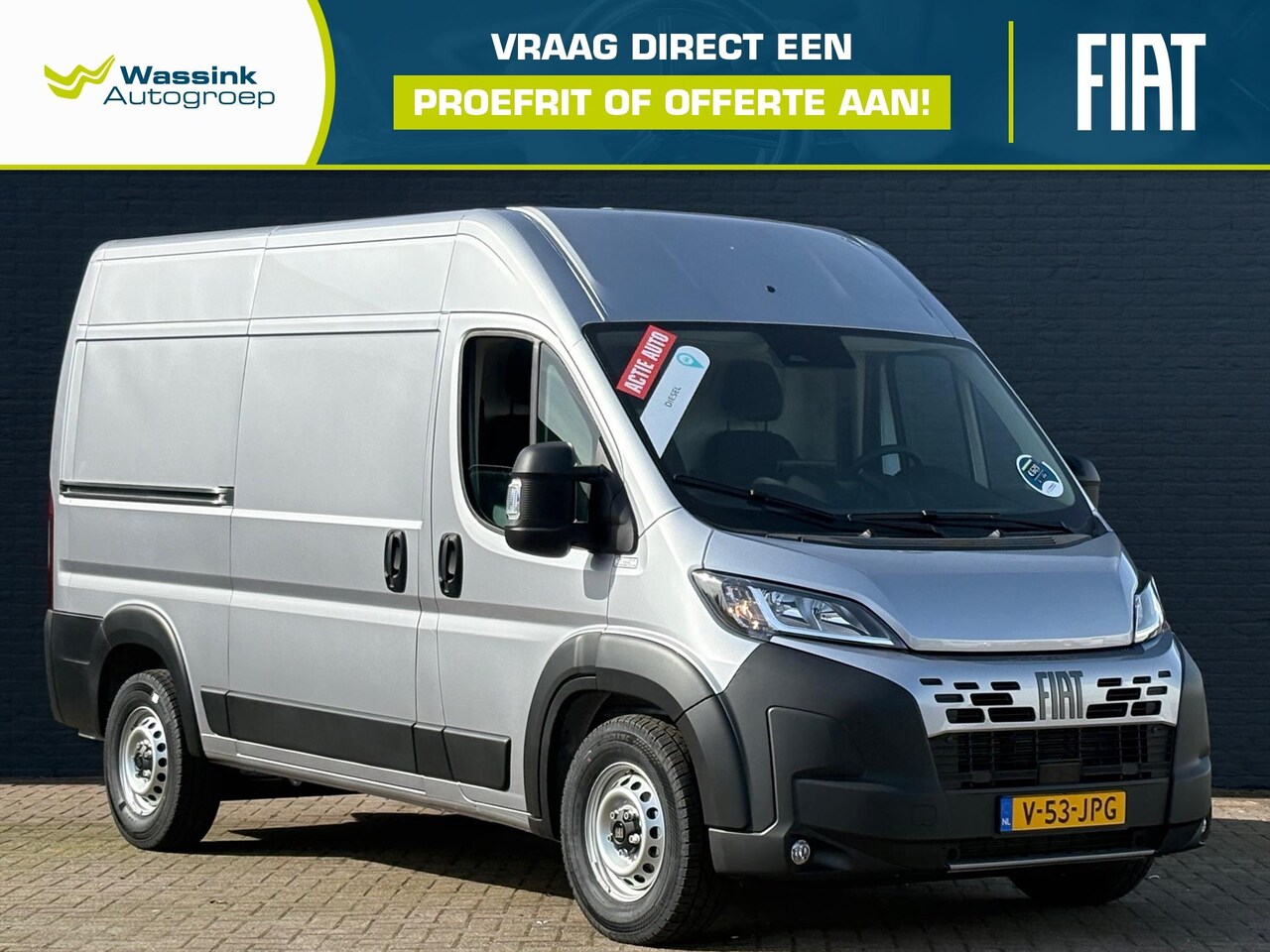 Fiat Ducato - FIAT Ducato GB 2.2 MJ 140pk L2H2 35H | Navi | Carplay | Pack Worksite Heavy | Pack Techno - AutoWereld.nl