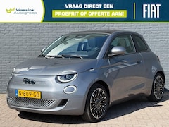 Fiat 500e - 42 kWh Icon | 1e Eigenaar | Skydome dak | 17 Inch | LED | Stoelverwarming | Camera | Senso