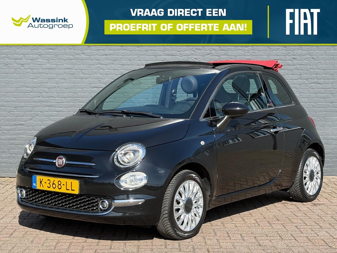 Fiat 500 C - 1.0 Hybrid Star | Cabrio | Navigatie | CarPlay | Lichtmetalen velgen | Airco | Cruise Cont - AutoWereld.nl