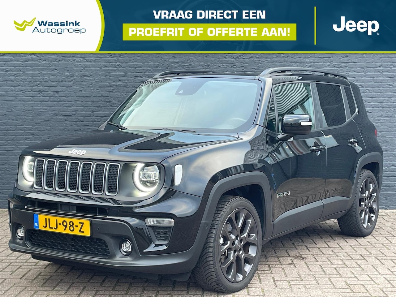 Jeep Renegade - 1.5T e-Hybrid 130pk Aut S | Stoel- & Stuurverwarming | CarPlay | Automaat | Adaptive Cruis - AutoWereld.nl