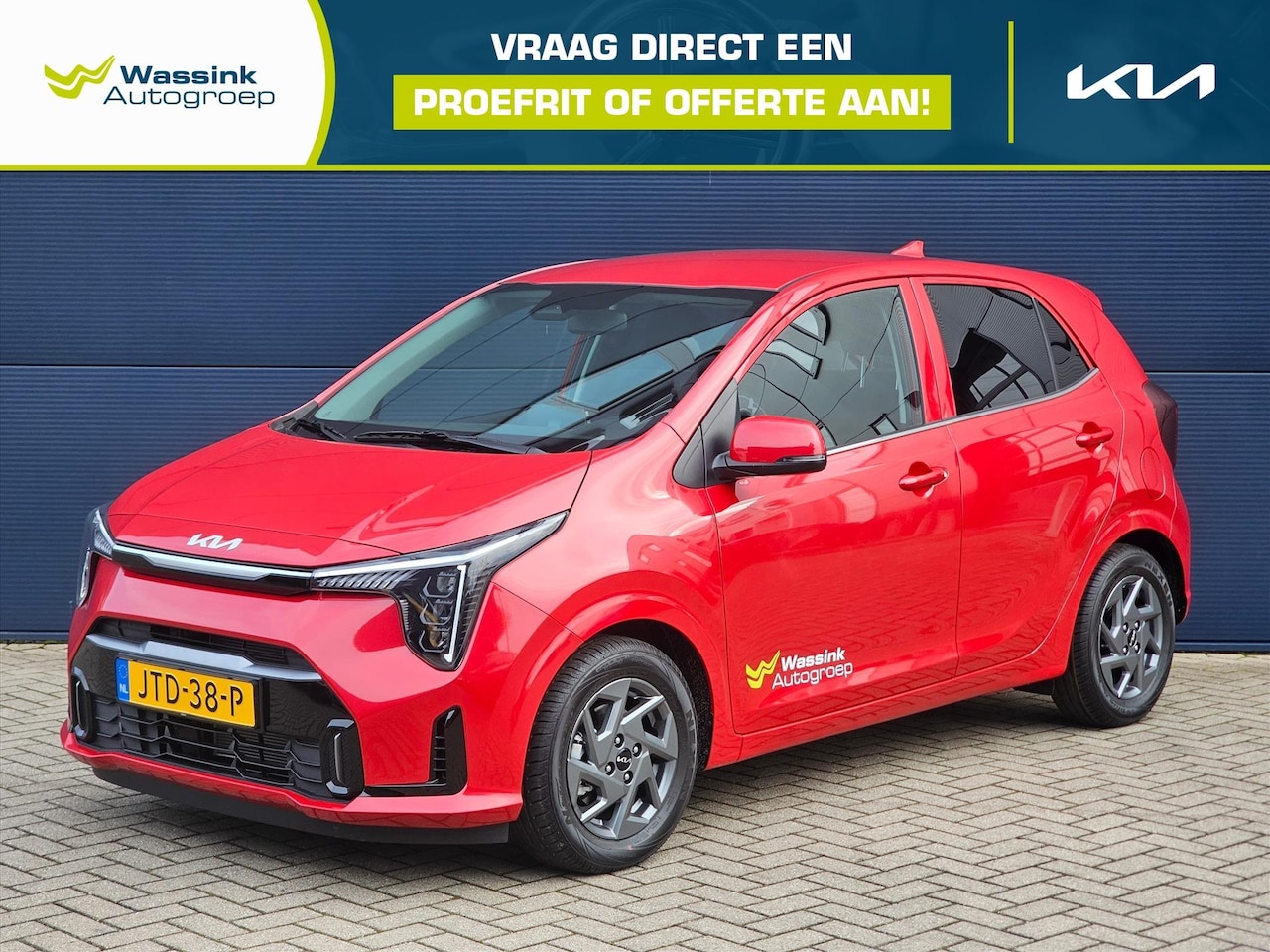 Kia Picanto - 1.0 DPi 4-zits DynamicPlusLine | Camera | Apple Carplay | Navigatie | Airco | Lichtmetalen - AutoWereld.nl
