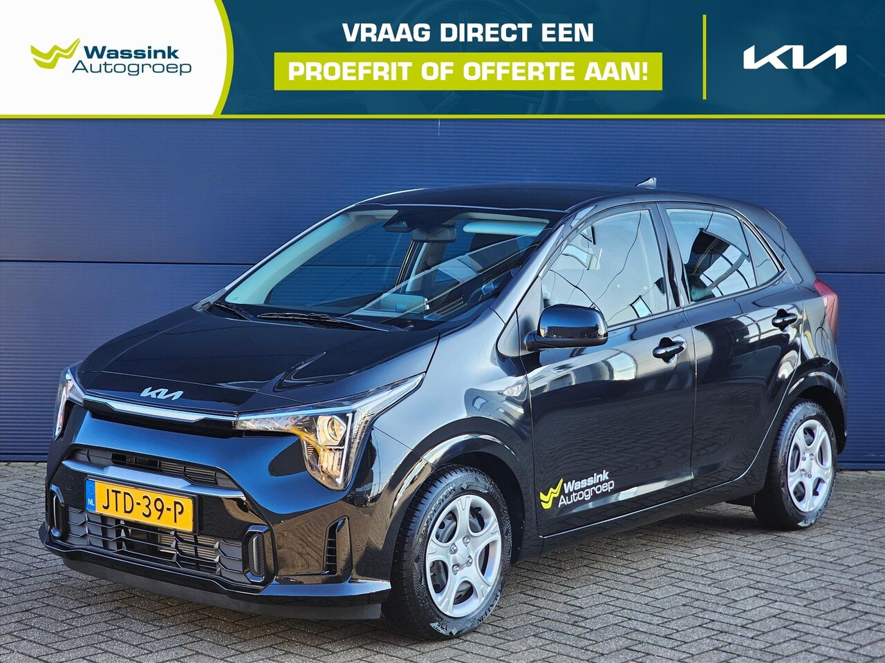 Kia Picanto - 1.0 DPi 63pk 4-zits DynamicLine | Navigatie | Parkeercamera | Cruise control | - AutoWereld.nl