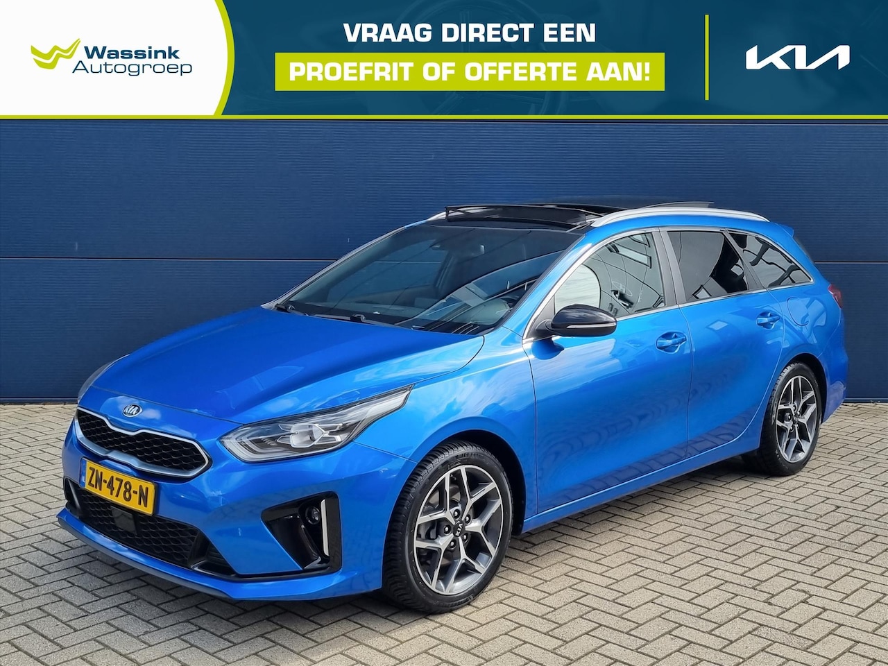 Kia Cee'd Sportswagon - Ceed Sw 1.0 T-GDi 120pk GT-PlusLine | Climate Control | Schuif-/Kanteldak | Camera | Stoel - AutoWereld.nl