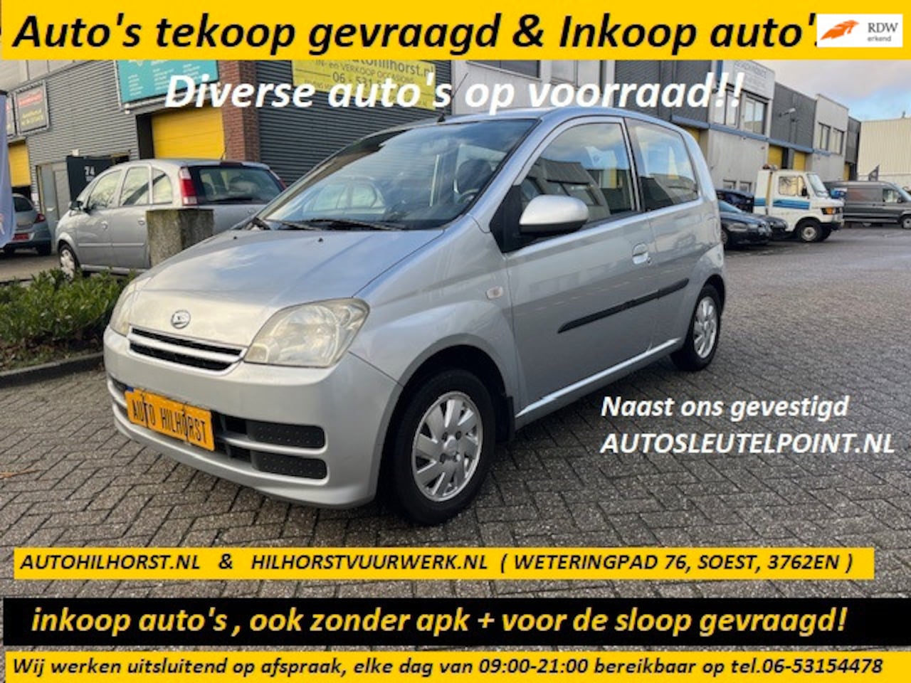 Daihatsu Cuore - 1.0-12V Azure bekijk onze adv foto's - AutoWereld.nl