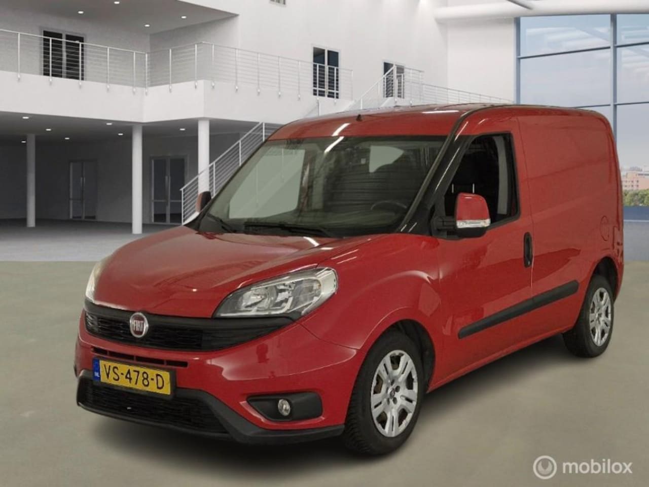 Fiat Doblò Cargo - 1.3 MultiJet SX 69000KM!! Airco Camera Navigatie - AutoWereld.nl