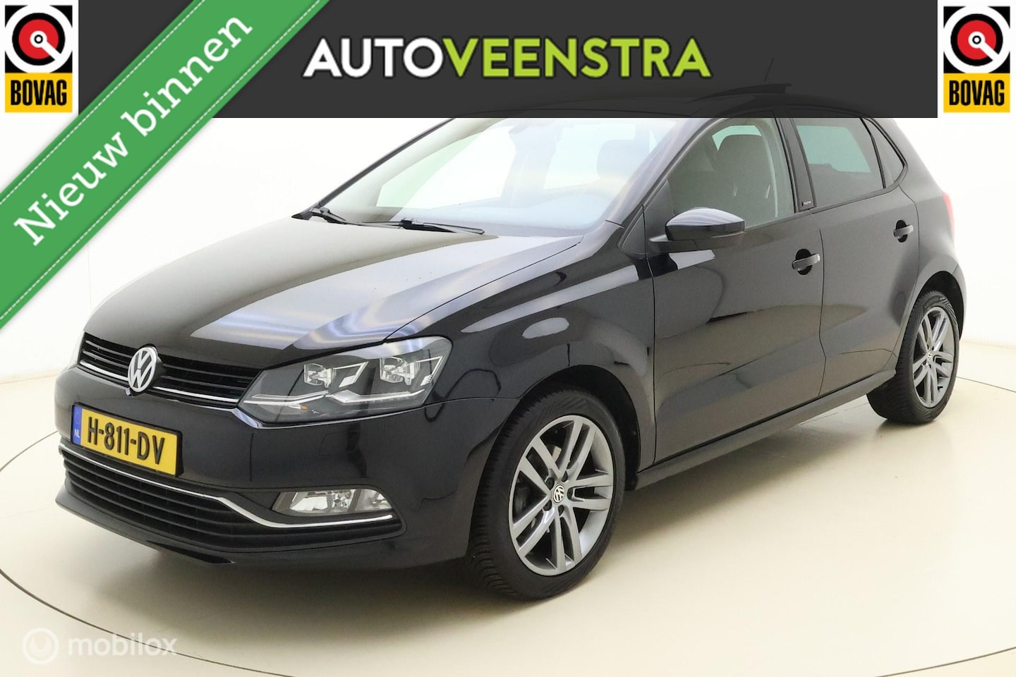 Volkswagen Polo - 1.2 TSI Highline DSG|LUXE|PANO|STOELVERW|LED - AutoWereld.nl