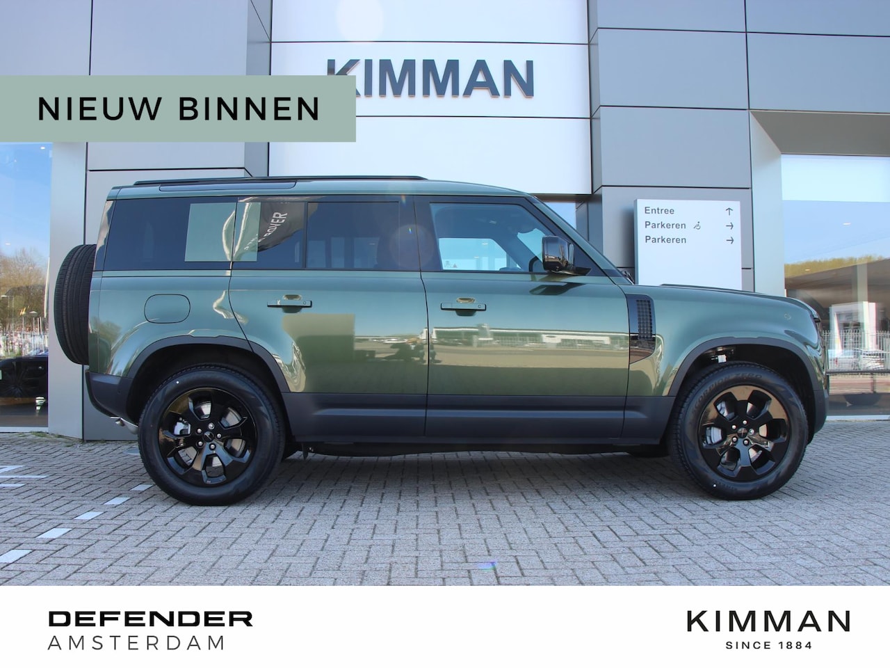 Land Rover Defender 110 - 2.0 P300e Forest Edition | stuur en stoel verwarmin| - AutoWereld.nl
