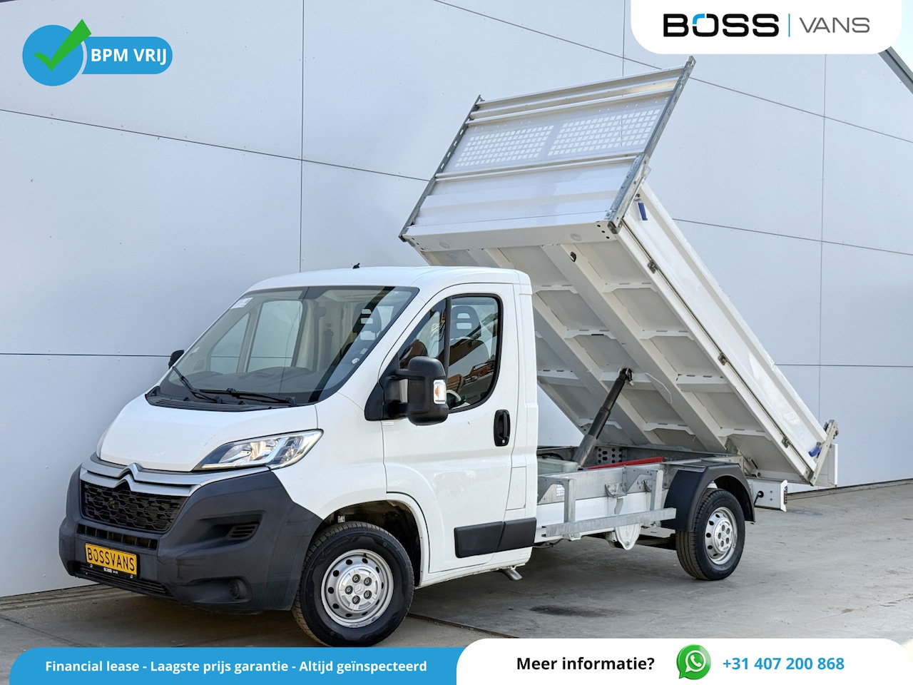 Citroën Jumper - 2.0 130PK Kipper Airco Cruise Control Trekhaak Opbouw Benne Tipper - AutoWereld.nl