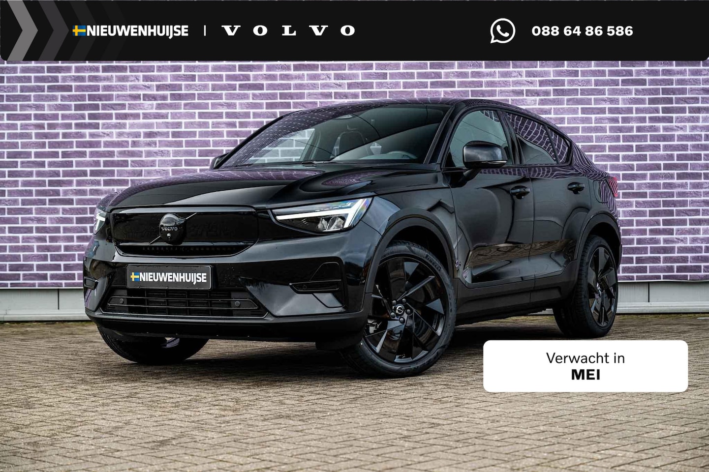 Volvo EC40 - Single Motor Extended Range Ultra Europa Black Editon | Adaptieve Cruise Control | BLIS | - AutoWereld.nl