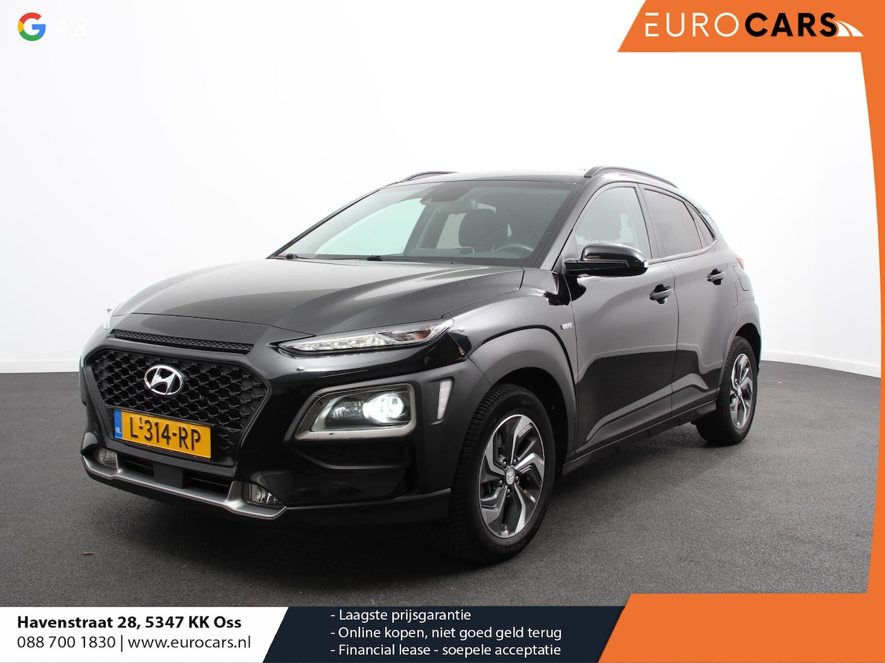 Hyundai Kona - 1.6 GDI HEV Comfort Smart Automaat Climate control Cruise control Stoelverwarming Stuurver - AutoWereld.nl