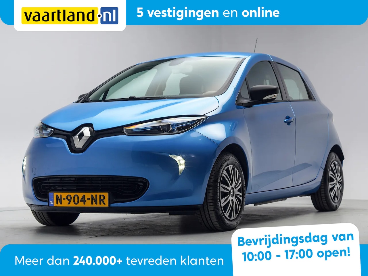 Renault Zoe - Q90 Life QC 40 (ex accu) [ Standkachel Airco Bluetooth aansluiting] - AutoWereld.nl