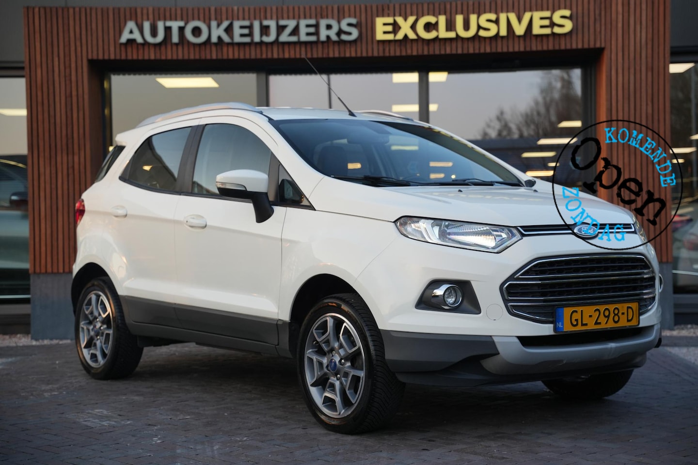 Ford EcoSport - 1.0 EcoBoost Titanium Keyless Leer PDC Clima Nette Auto! - AutoWereld.nl