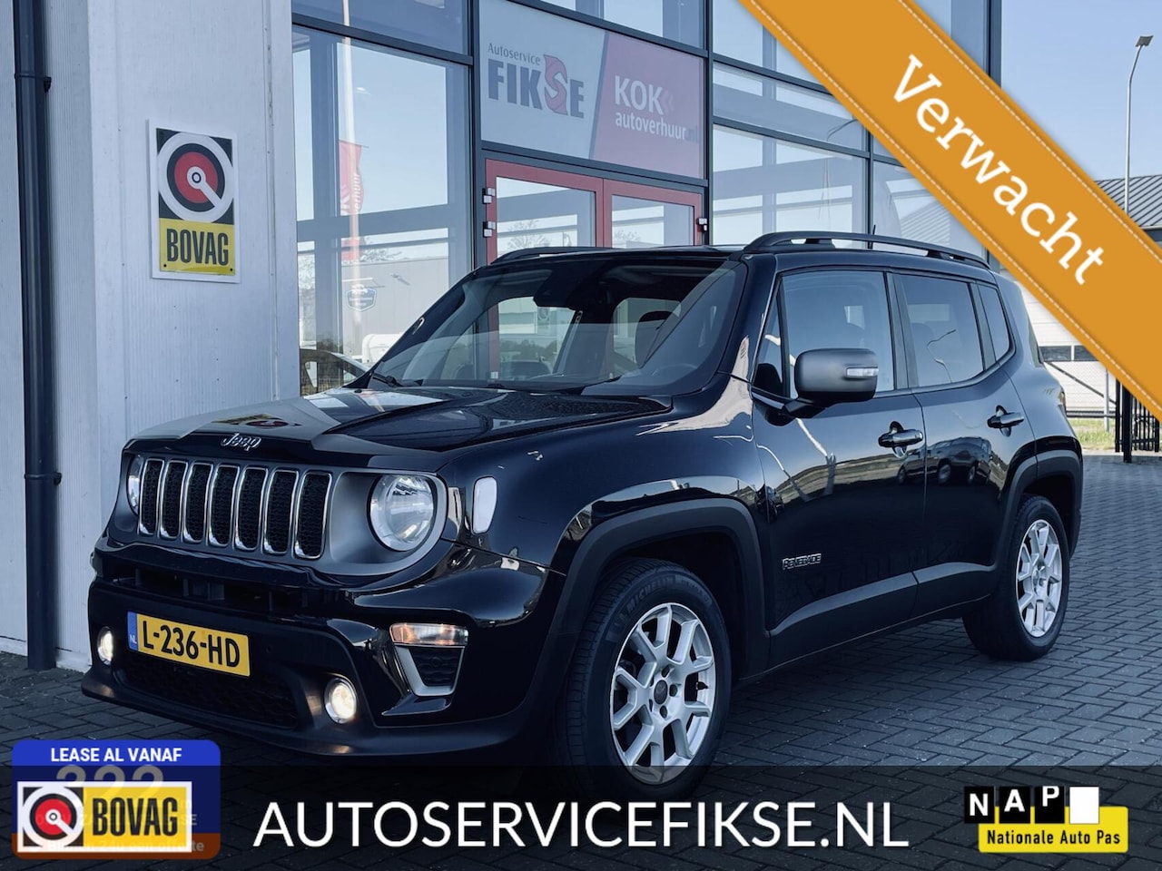 Jeep Renegade - 1.3T DDCT LIMITED 150 PK AUTOMAAT | 1e EIGENAAR - AutoWereld.nl